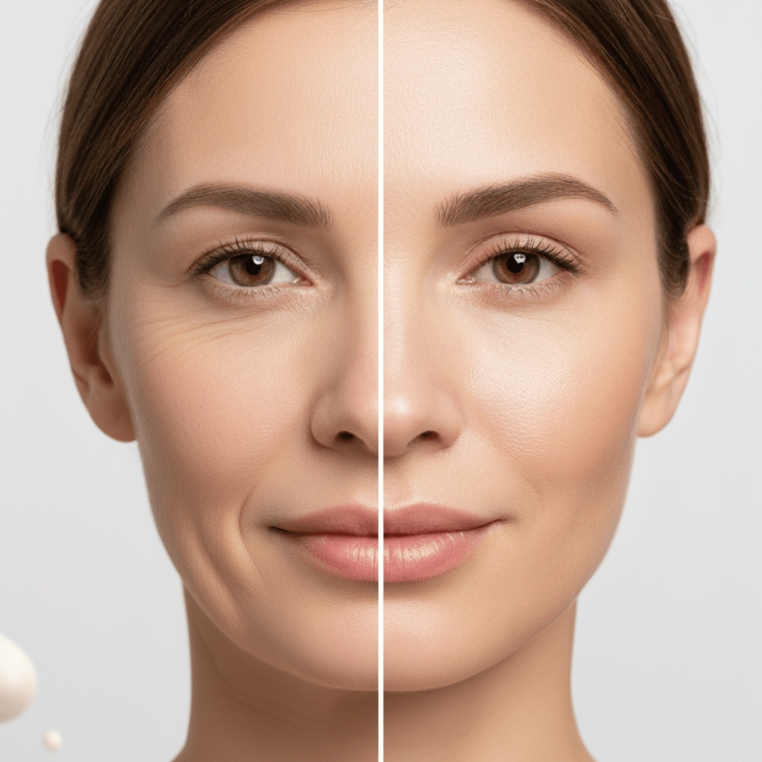 Non-Surgical Facelift Before and After Results Perth - HIFU Treatment